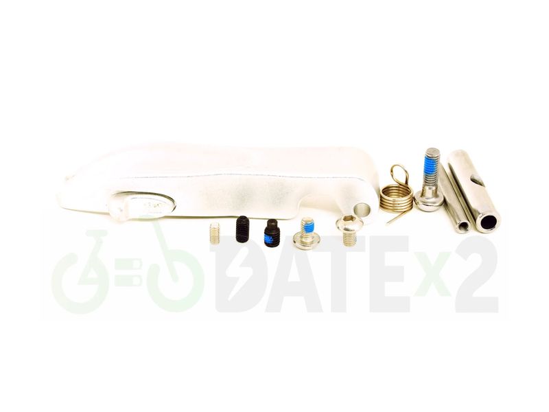 DATE FOLDx2-SILVER complete foldable mechanism with the lever in silver aluminium color