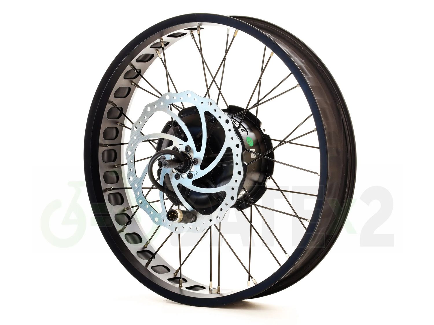 DATE BFx1RW BAFANG 250W 20x4 complete rear wheel with 11-34T freewheel and 203mm rotors &amp; adapters