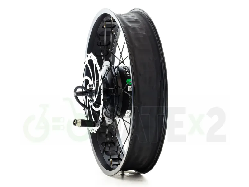 DATE BFx2RW BAFANG 750W 20x4 complete rear wheel with 11-34T freewheel and 203mm rotors &amp; adapters
