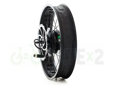 FECHA BFx1RW BAFANG 250W 20x4 rueda trasera completa con rueda libre de 11-34T y rotores y adaptadores de 203 mm