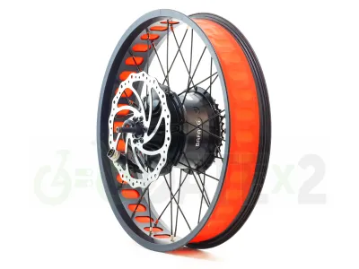 Комплект задно колело DATE BFx3RW BAFANG 1000W 20x4 с 11-34T свободен ход и 203 мм ротори и адаптери