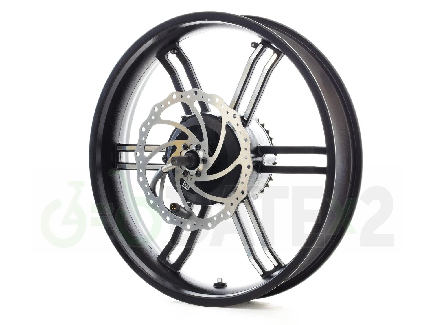 DATE BFx3MW BAFANG 1800W 20x4 complete fornt and rear wheela with 11-34T freewheel and 203mm rotors &amp; adapters