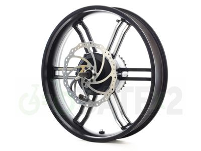 DATE BFx3MW BAFANG 1800W 20x4 pilns priekšējais un aizmugurējais ritenis ar 11-34T brīvgaitas mehānismu un 203 mm rotoriem un adapteriem