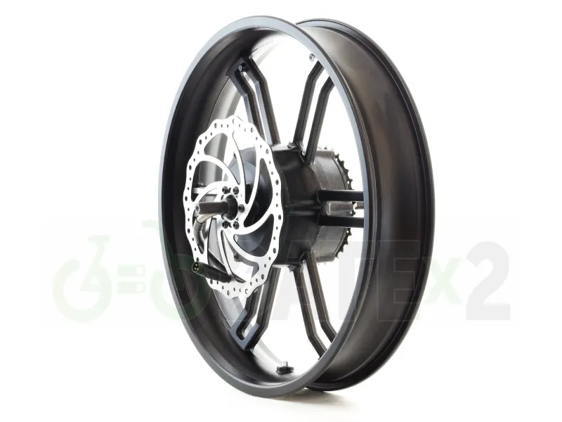 DATE BFx3MW BAFANG 1800W 20x4 complete fornt and rear wheela with 11-34T freewheel and 203mm rotors &amp; adapters