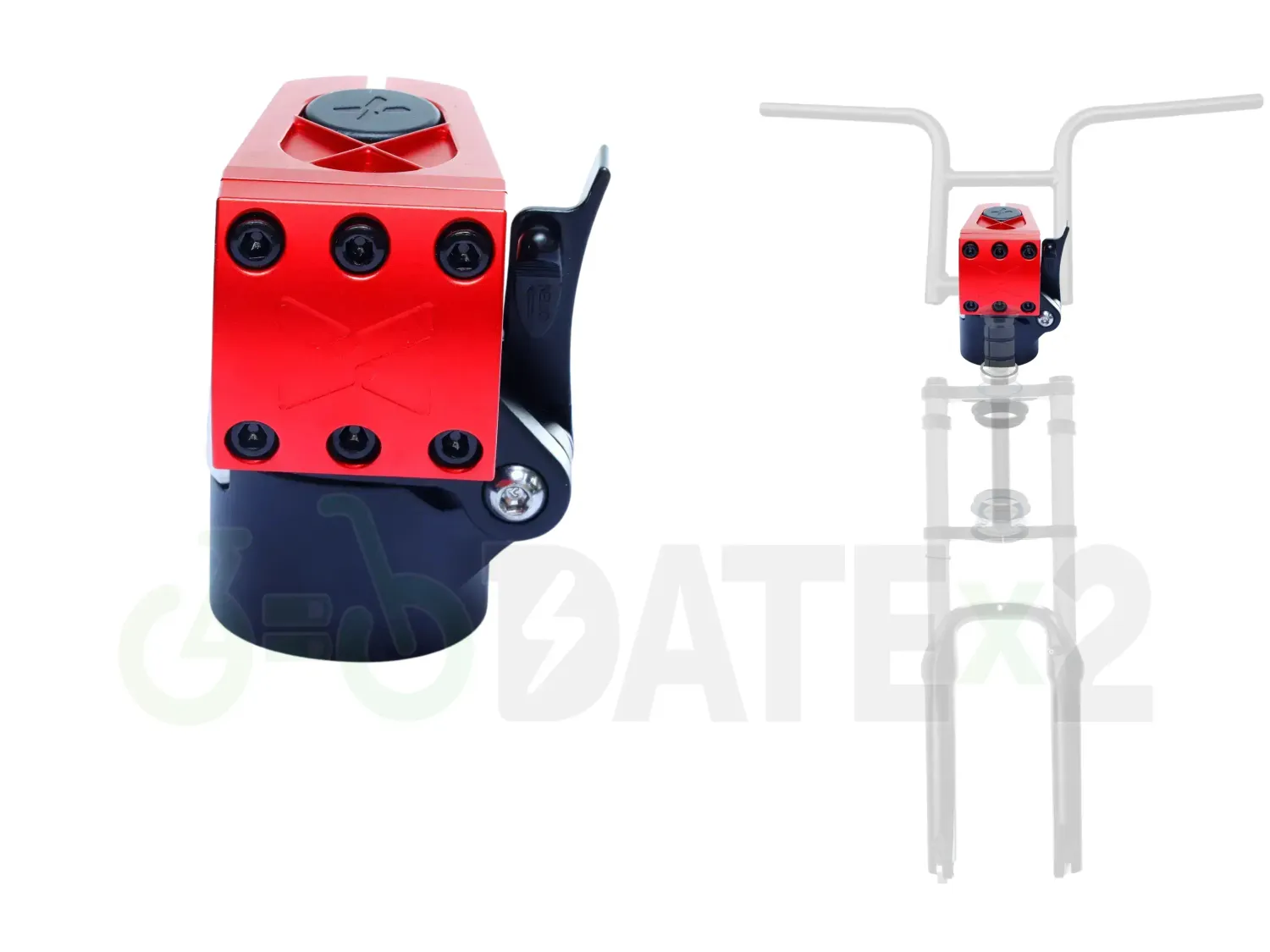 Zložljiva krmila in nakladalnik za BMX DATE X-TEMSx1-FOLDx1-FLAME-RED, 𝐗-𝐓𝐄𝐌𝐒𝐱𝟏 za BMX nakladalno objemko: 𝐅𝐋𝐀𝐌𝐄-𝐑𝐄𝐃