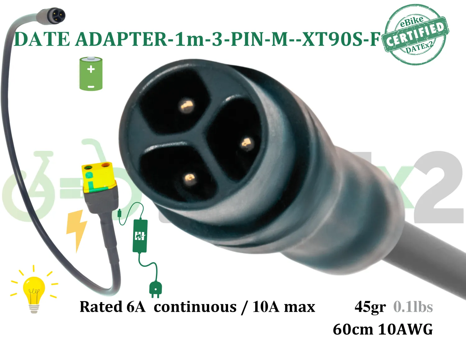 Charging Adapter XT90S to 3-PIN