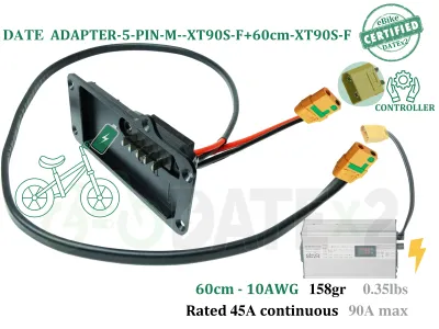 Charging Adapter 5-PIN to XT90S + XT90S 60cm 10AWG for charging