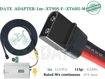 Uzlādes adapteris XT90S uz XT60U 