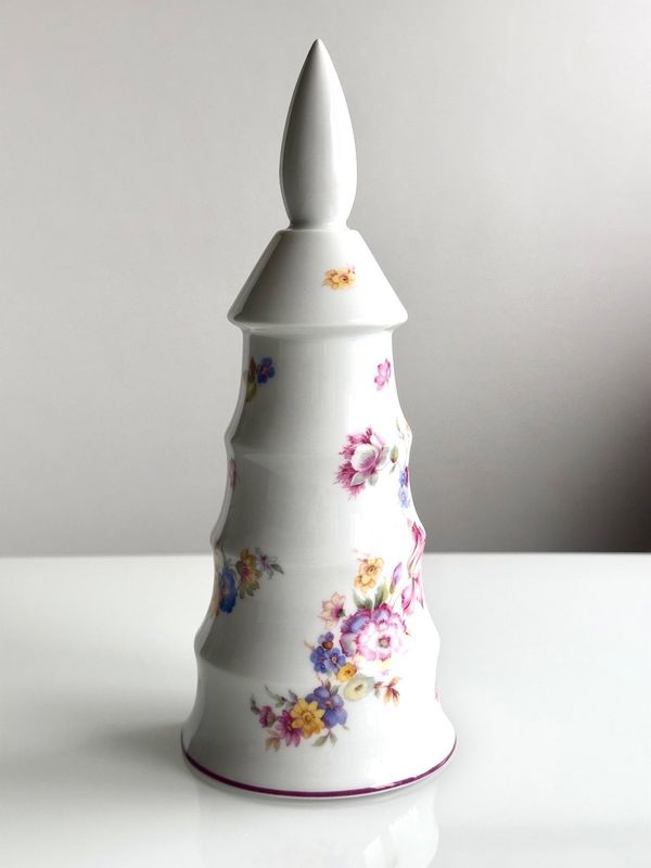 Rosenthal - sehr Seltene Art Déco Wandvase, Etagenform,  Kunstabteilung Selb 1921