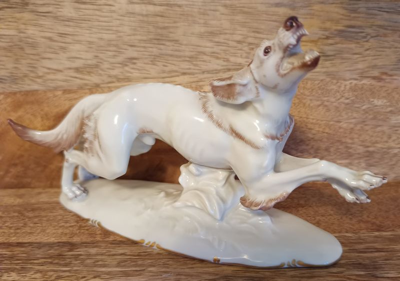 Rosenthal - Springender Windhund, Nr.243, Prof. Kärner 1915. Erste Ausführung