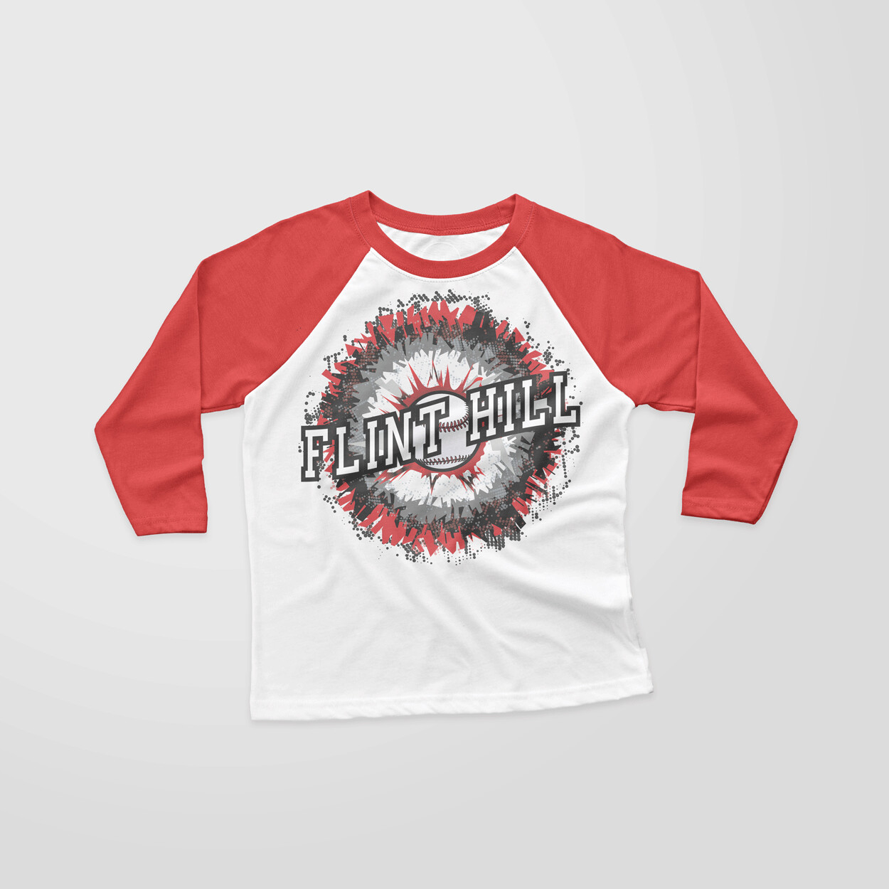 Child Flint Hill Baseball Raglan