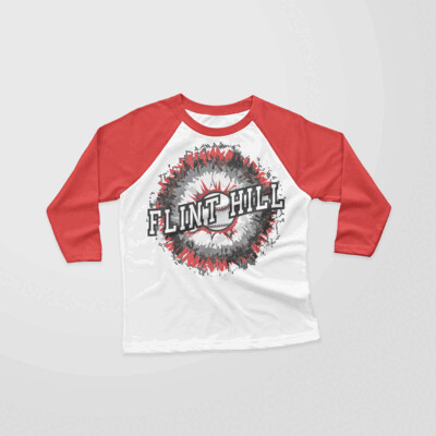 Child Flint Hill Baseball Raglan