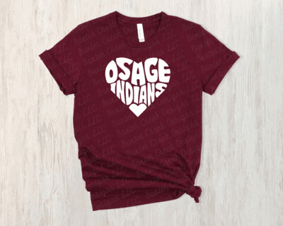 Osage Love My School Design Heart