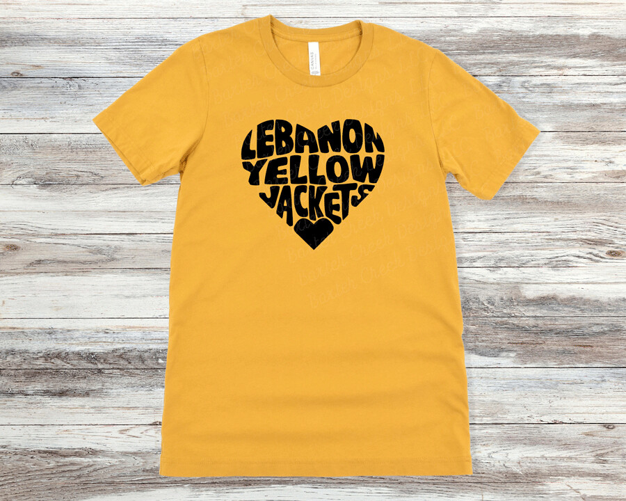 Lebanon Love My School Design Heart