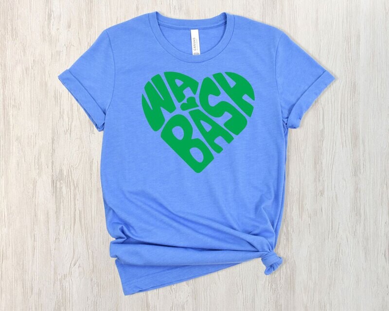 Wabash Love My School Design Heart