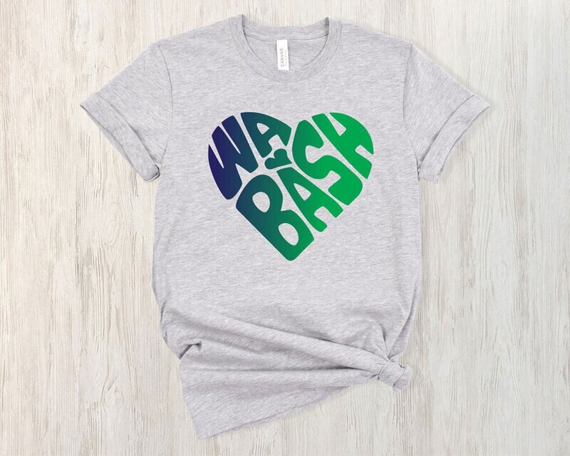 Wabash Love My School Design Heart