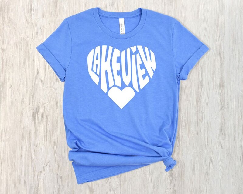 Lakeview Love My School Design Heart