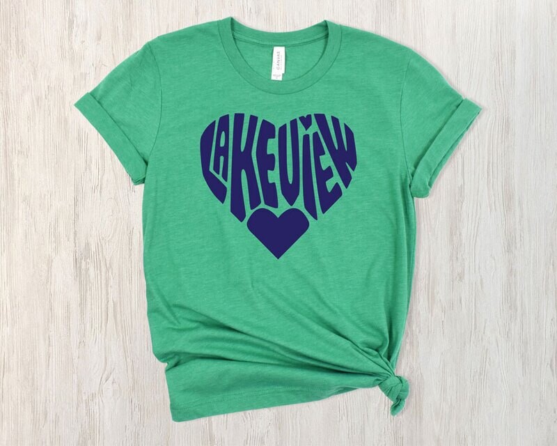 Lakeview Love My School Design Heart