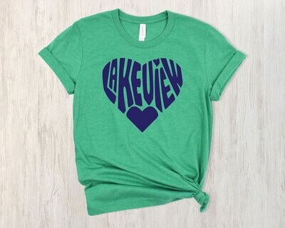 Lakeview Love My School Design Heart