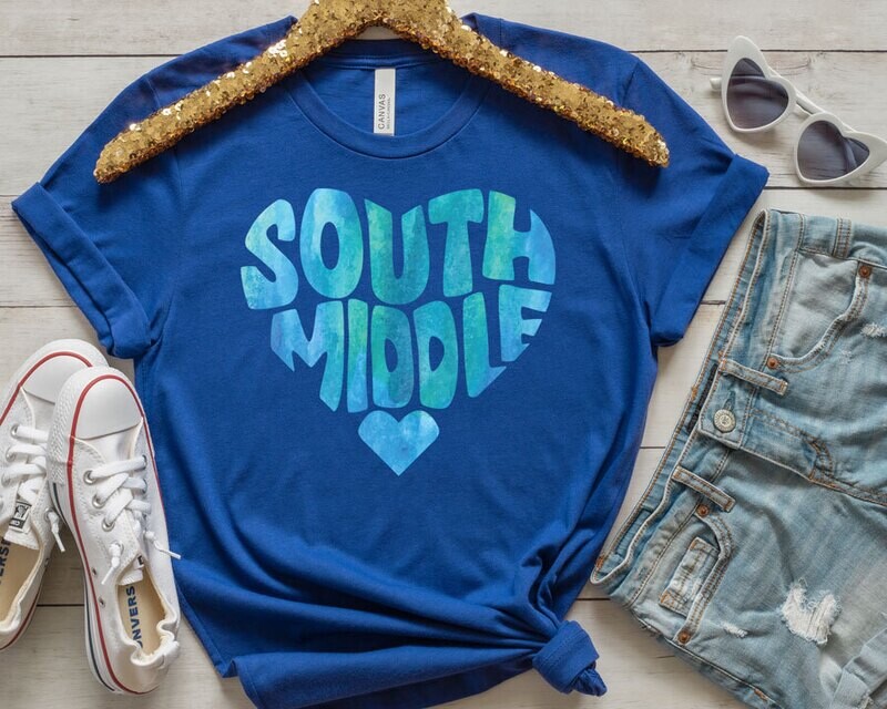 South Middle Love My School Design Heart