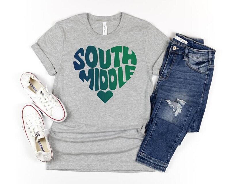 South Middle Love My School Design Heart