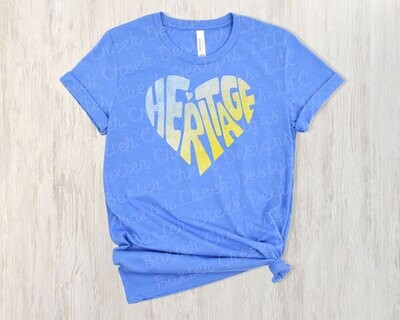 Heritage Love My School Design Heart