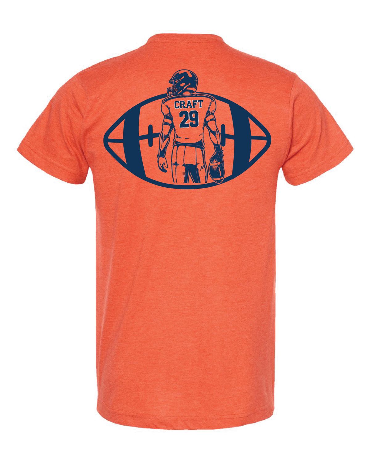 Adult Football Parent 2 sided tee