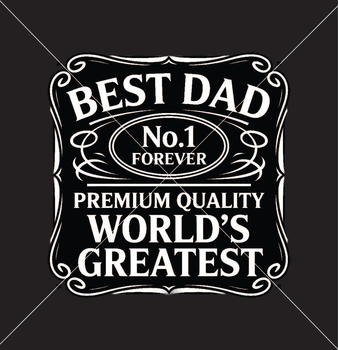 Father&#39;s Day Vintage Label - DTF Transfer