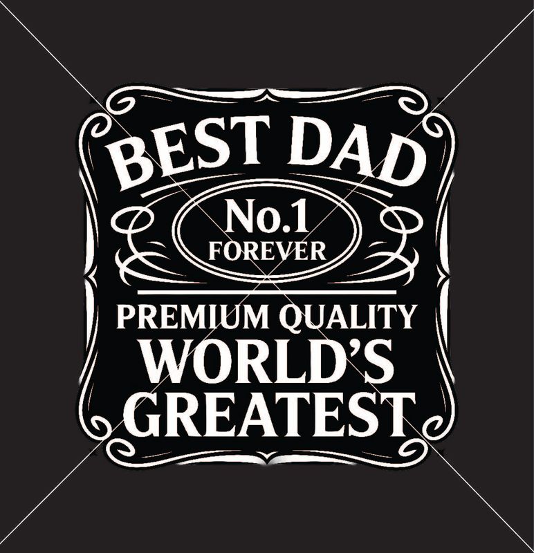 Father&#39;s Day Vintage Label - DTF Transfer