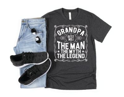 Father's Day Vintage Label Grandpa - DTF Transfer