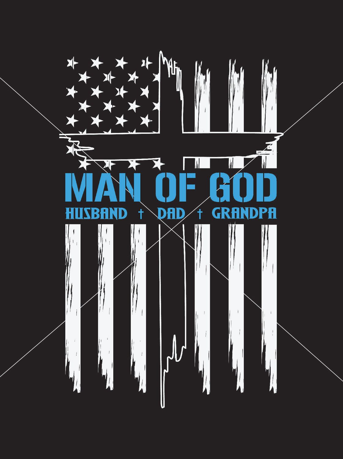 Father&#39;s Day Grandpa Man of God - DTF Transfer