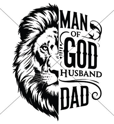 Father&#39;s Day Man of God Husband Dad - DTF Transfer