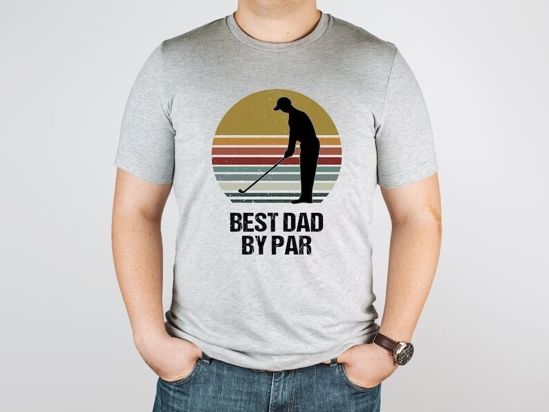 Best Dad By Par Shirt, Golfer Dad Gift, Father's Day, Vintage Dad Shirt, Father's Day Gift