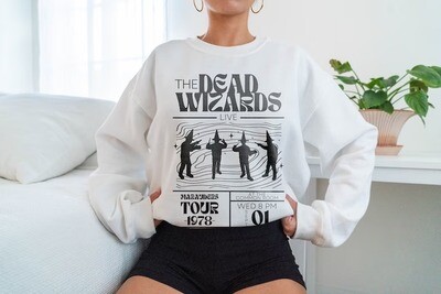 The Maruaders 70's Band Dead Wizards Sweater Retro Harry Fandom Shirt Universal Shirt Sirius Black Peter Pettigrew Remus Lupin Prongs James