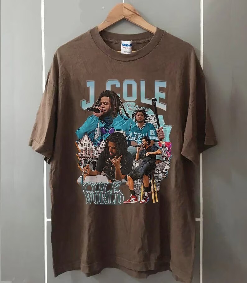 Vintage J Cole Shirt, Rapper Shirt, Bootleg Raptees 90s Shirt, J cole Graphic Tee, Unisex Shirt