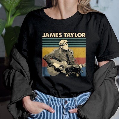 James Taylor Retro Vintage T-Shirt, James Taylor Shirt, Music Shirt, Retro Gift Tee For Woman and Man