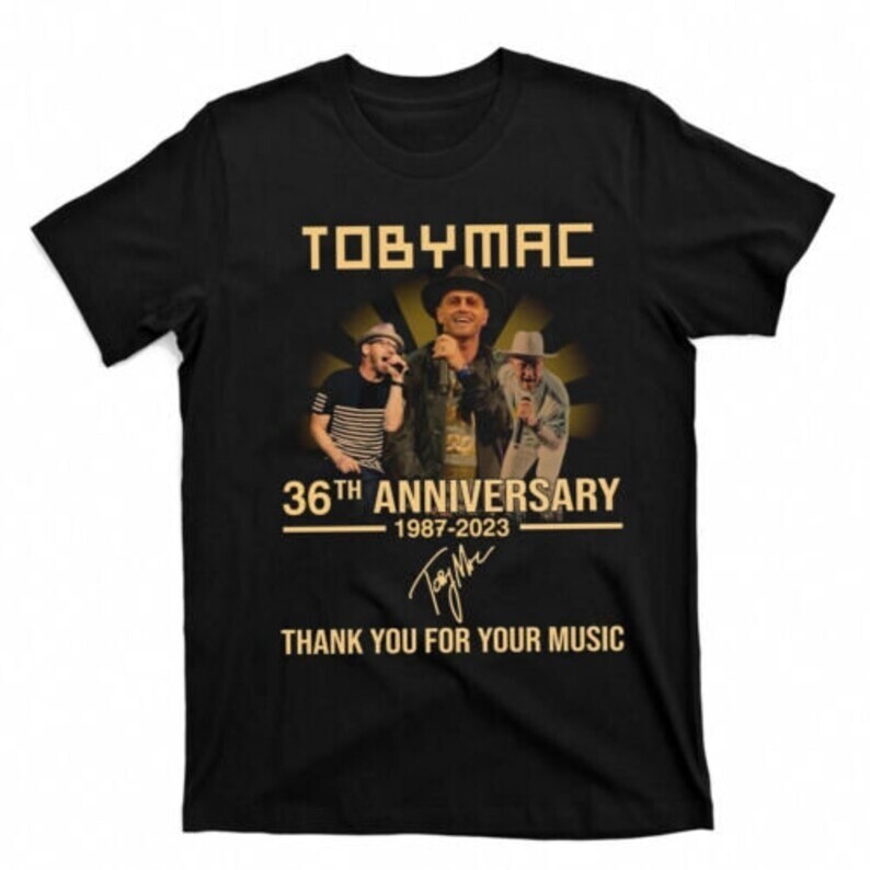 TobyMac Shirt, TobyMac 1987-2022 Thank You For Memories Signature Shirt, Toby Mac 2023 Tour Shirt For Fans, TobyMac Thank you Shirt