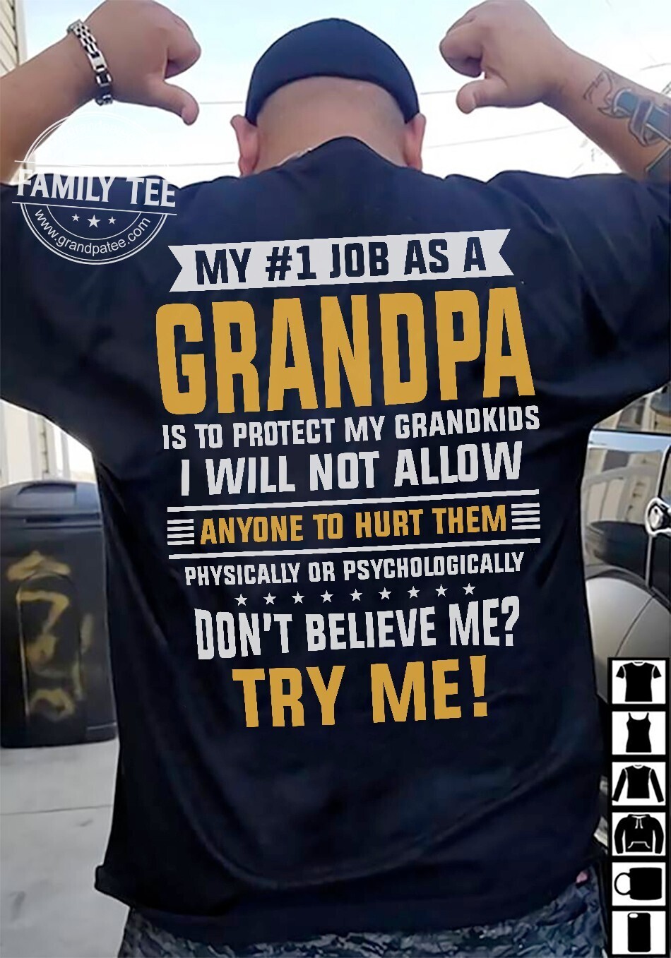 My #1 Job As A Grandpa Is To Protect My Kids I Will Not Allow Anyone To Hurt Them Shirt shirt