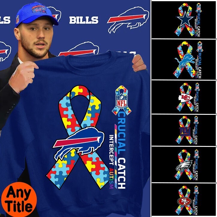 Bills Crucial Catch Intercept Cancer T-shirt