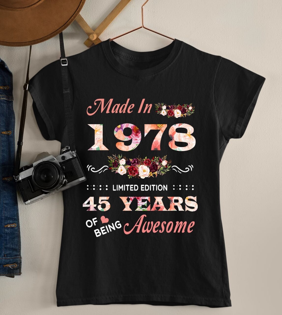 Made In1983 Limited Edition 40 Years Of Being Awesome Birthday T-Shirt