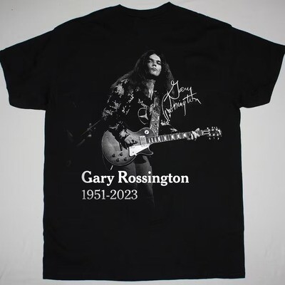 RIP Gary Rossington Shirt, Gary Rossington 1951-2023 Signature TShirt