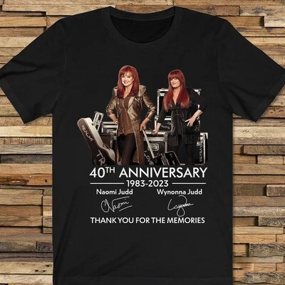 The Judds Naomi Wynonna Anniversary 2023 Thank You For The Memories Unisex T-Shirt