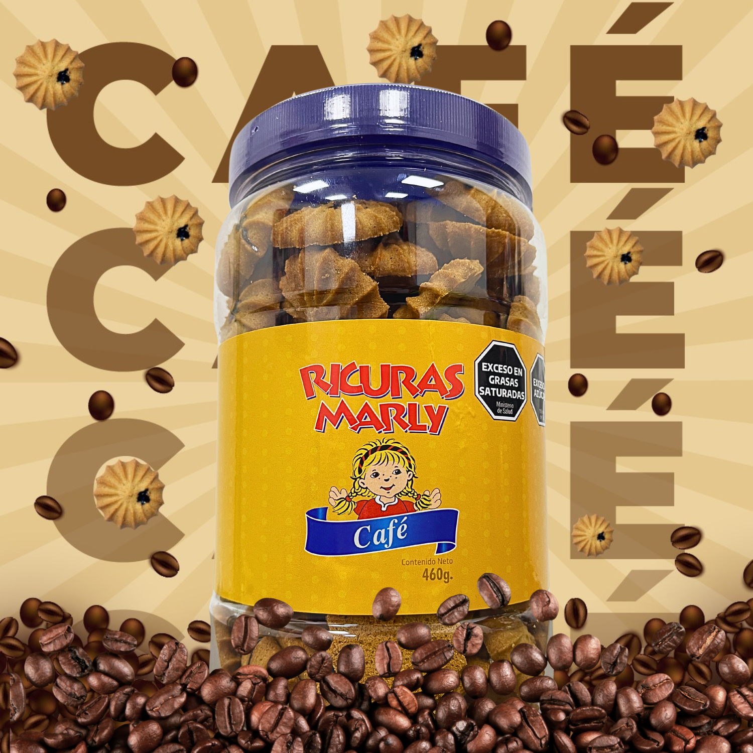 Tarro Mediano - Galleta Café