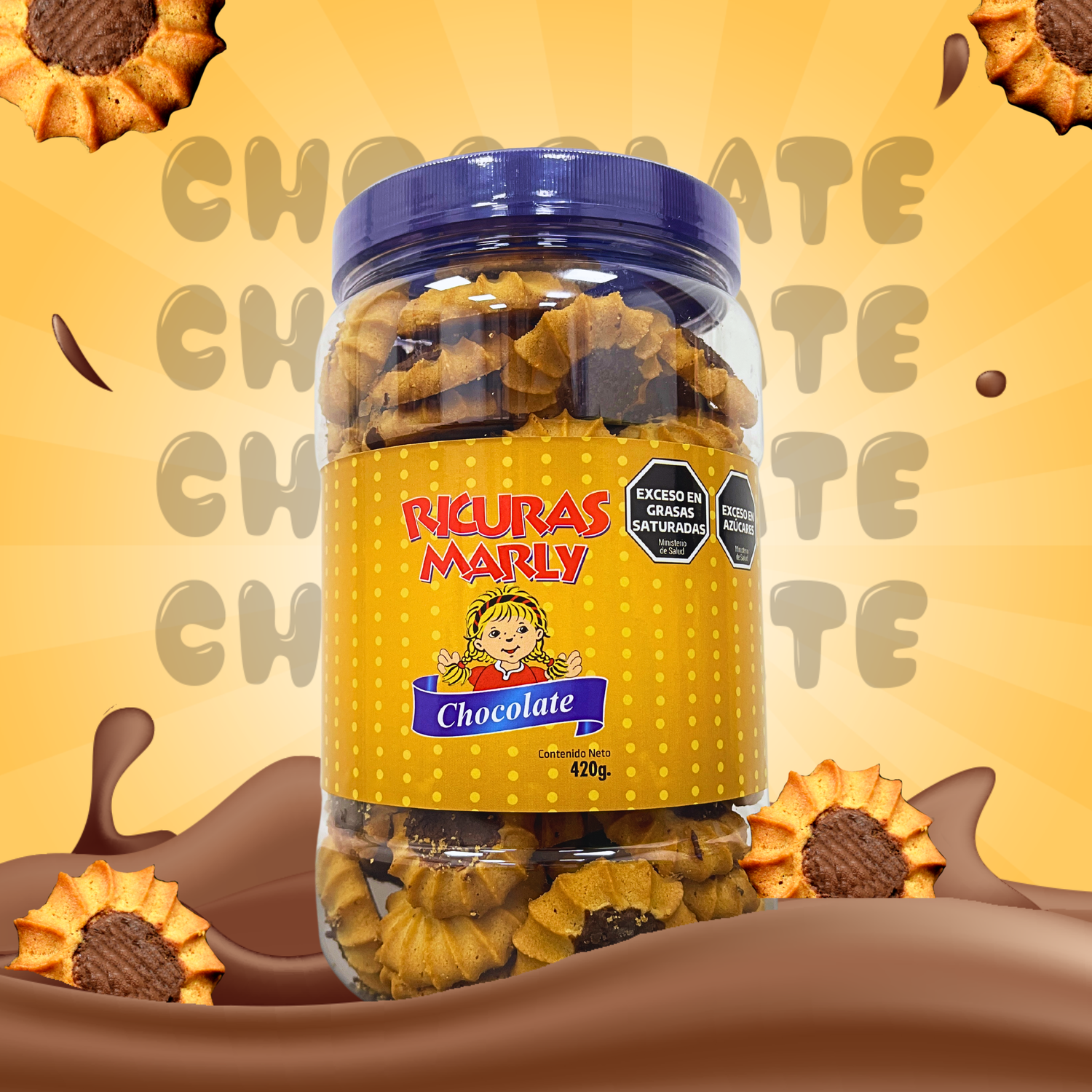 Tarro Mediano - Galleta Chocolate