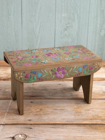 Little Wooden Floral Riser