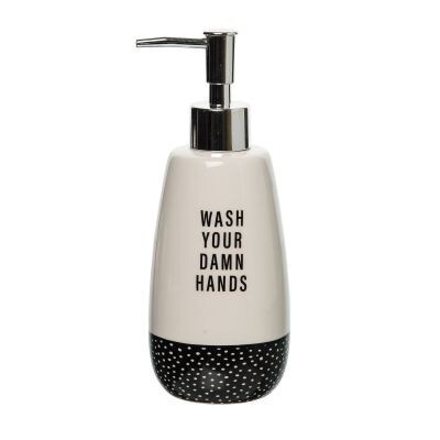 Soap Dispenser Wash Your Damn Hands