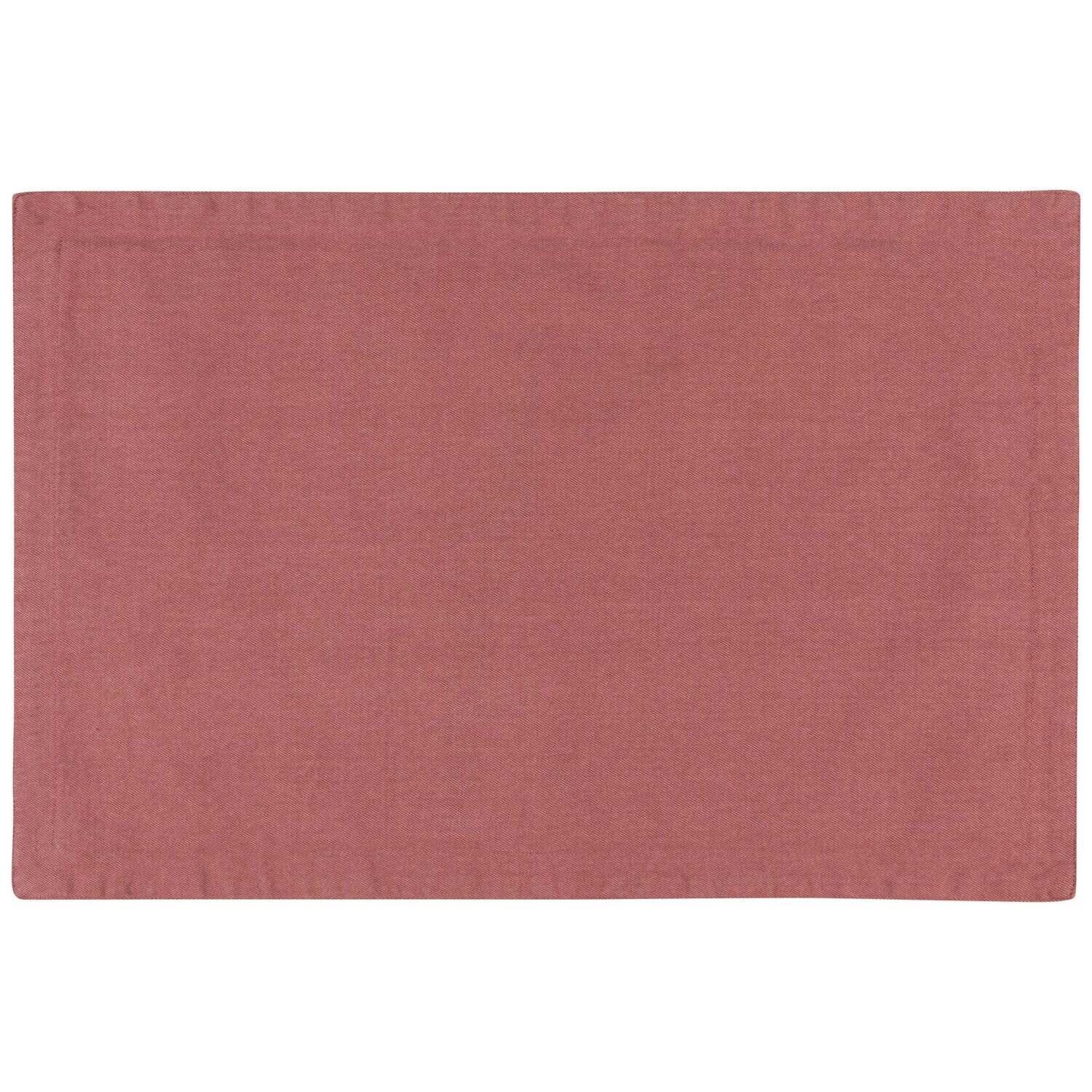 Placemat Stonewash Canyon Rose
