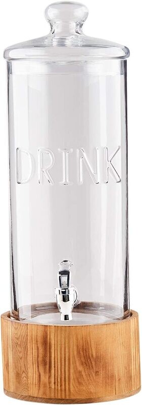 Bar Drink Dispenser Clear Glass