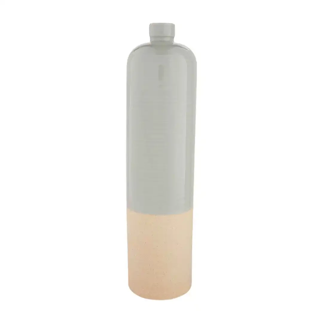 Stoneware Vase Gray Bottle 