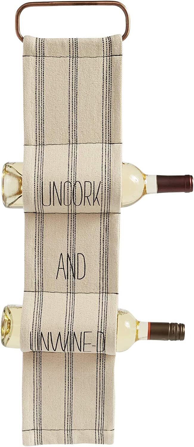 Bar Uncork Woven Hanging Wine Rack